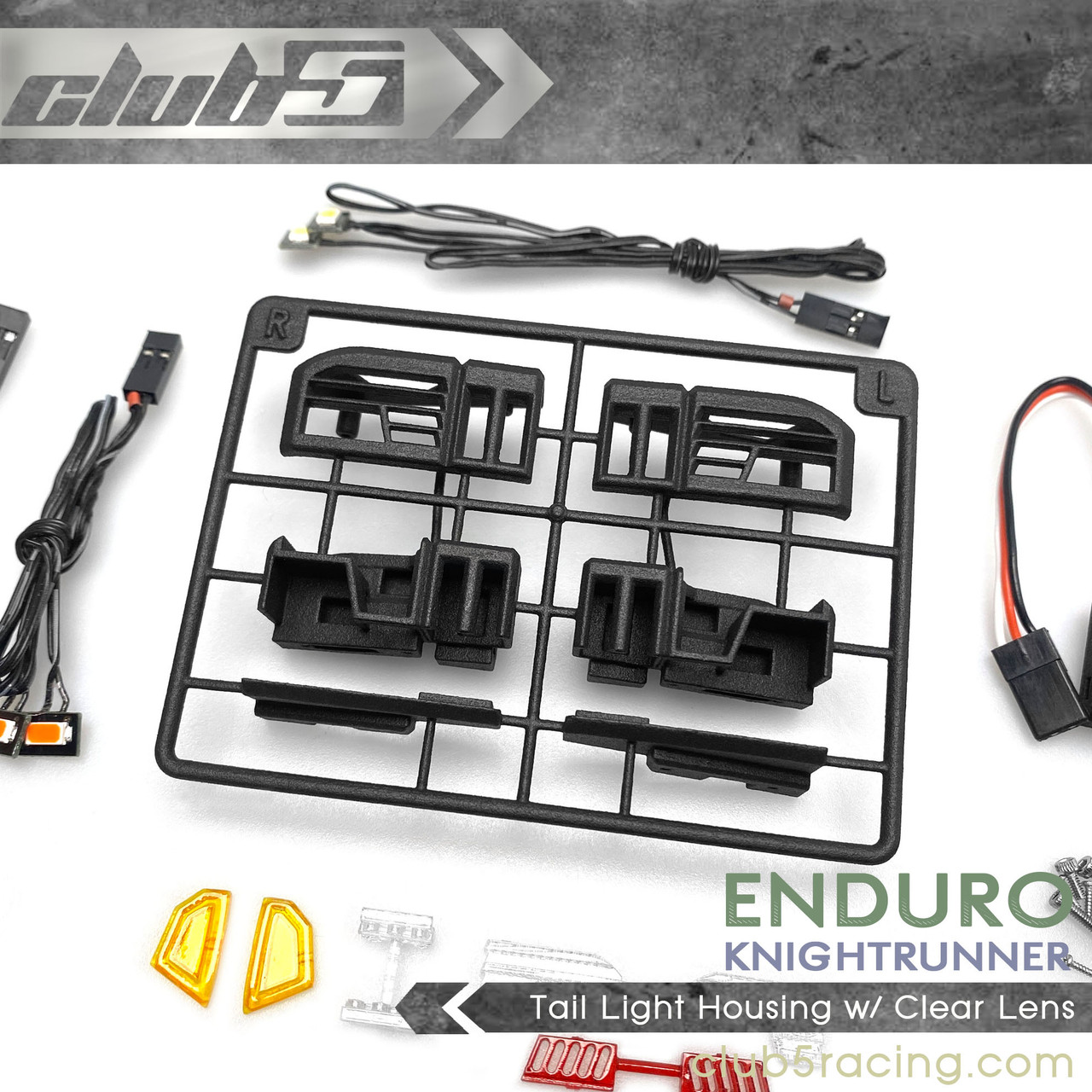 Tail Light Housing w/ Clear Lens for Element Knightrunner