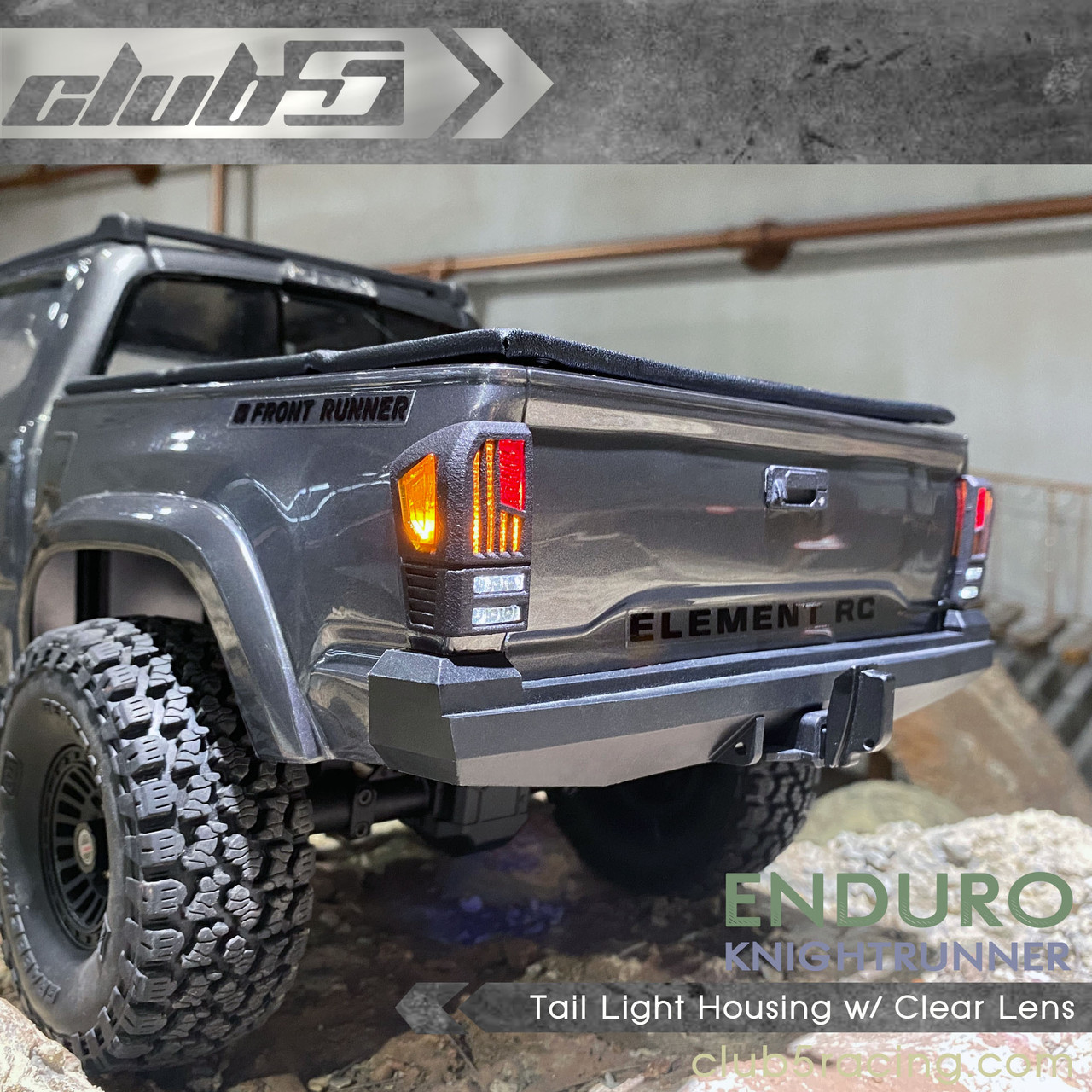 Tail Light Housing w/ Clear Lens for Element Knightrunner