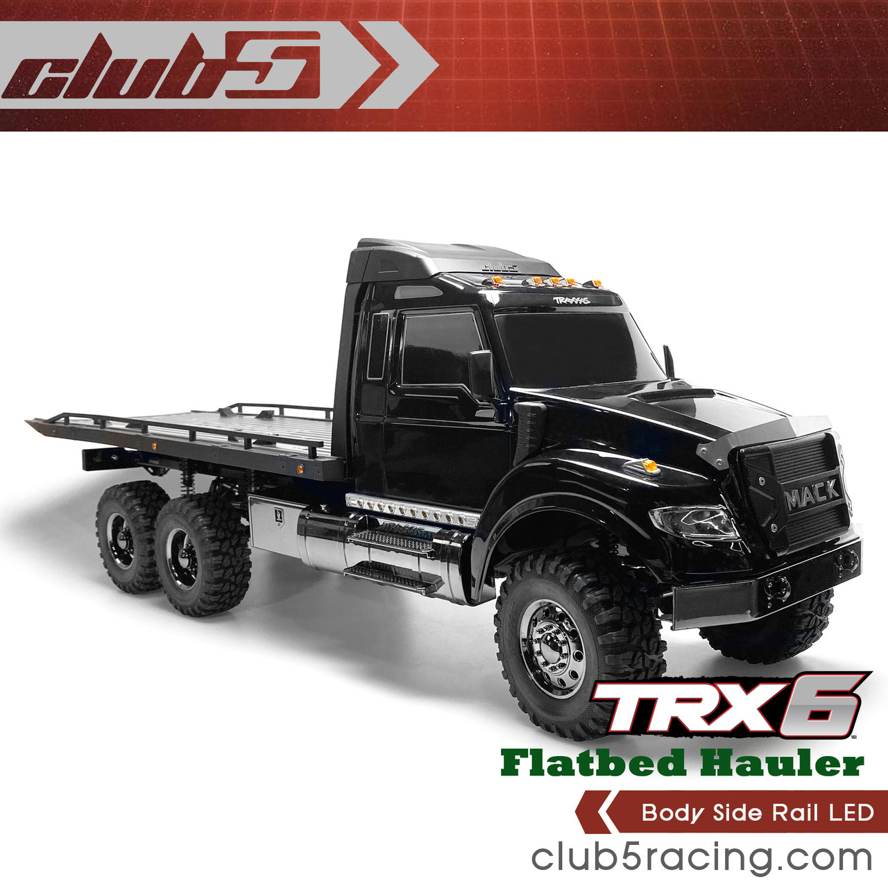 Body Side Rail LED for Traxxas TRX-6 HAULER