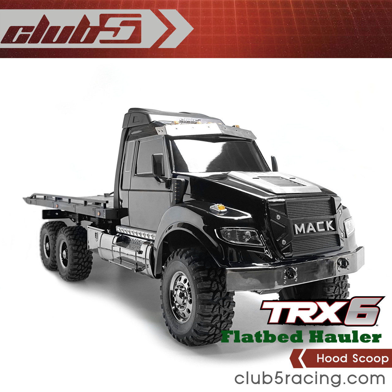 Hood Scoop for Traxxas TRX-6 HAULER