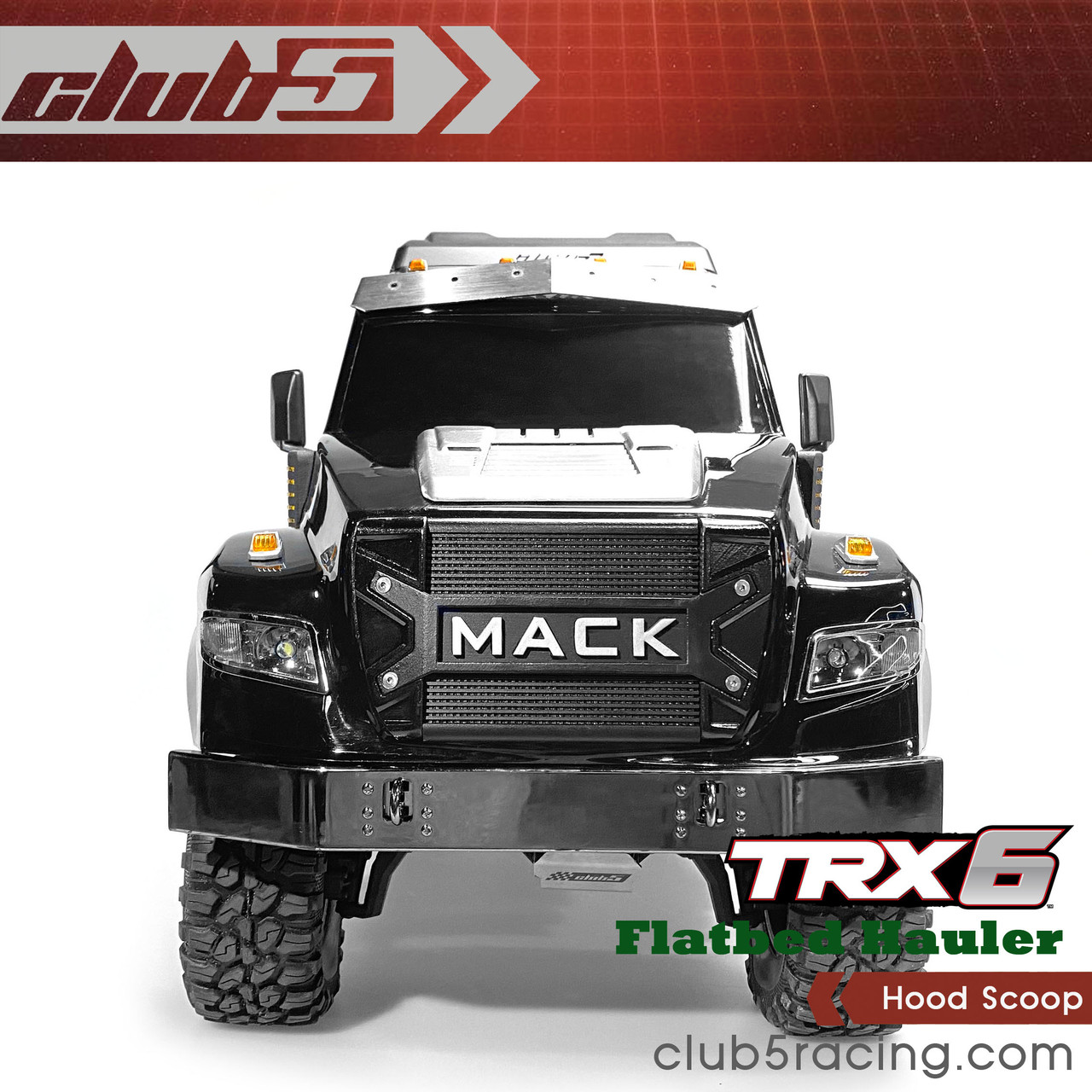 Hood Scoop for Traxxas TRX-6 HAULER