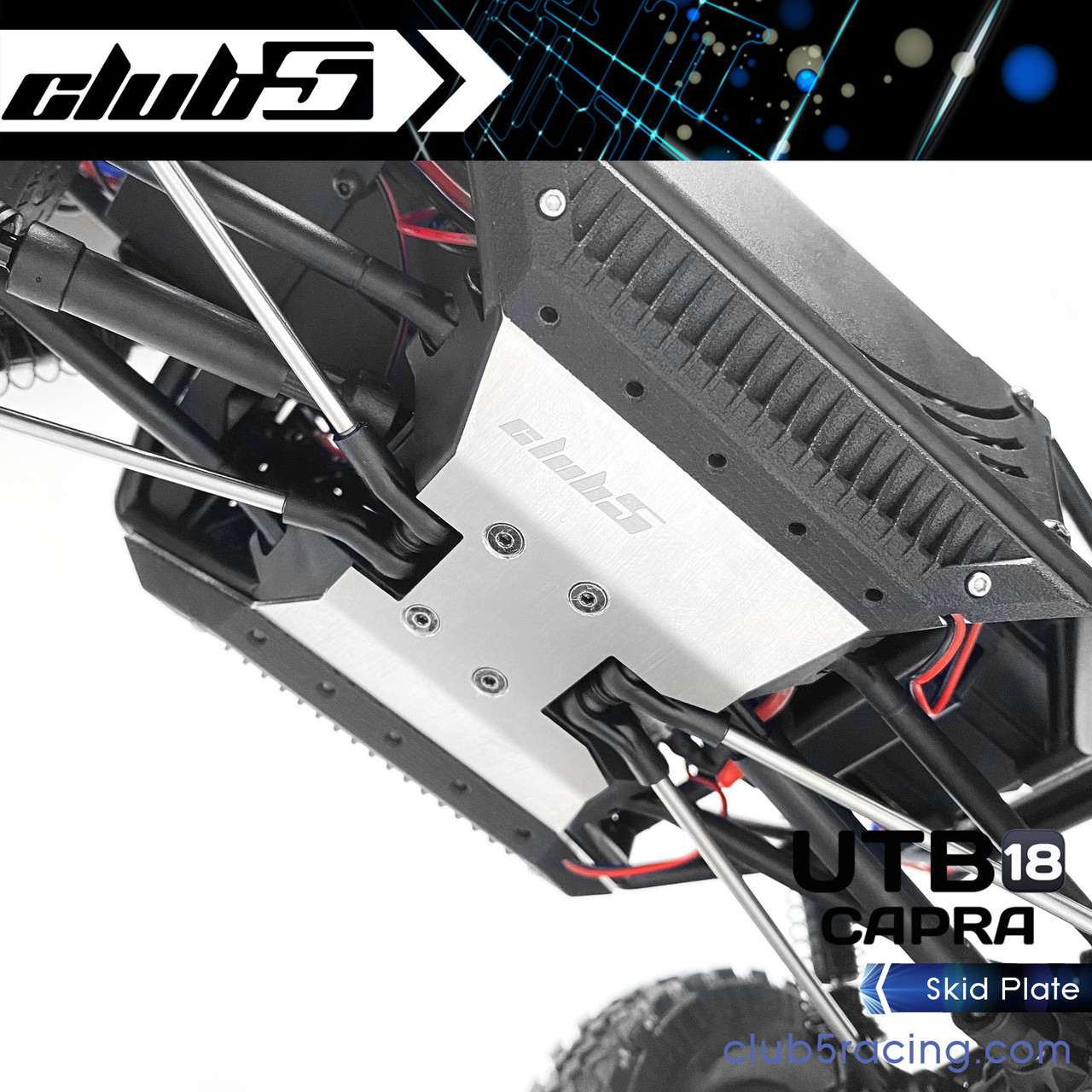 Skid Plate for Axial 1/18 Capra