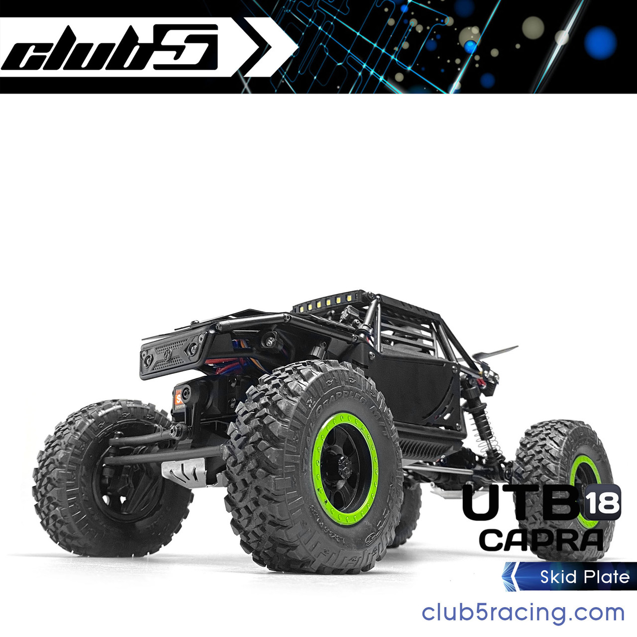 Skid Plate for Axial 1/18 Capra