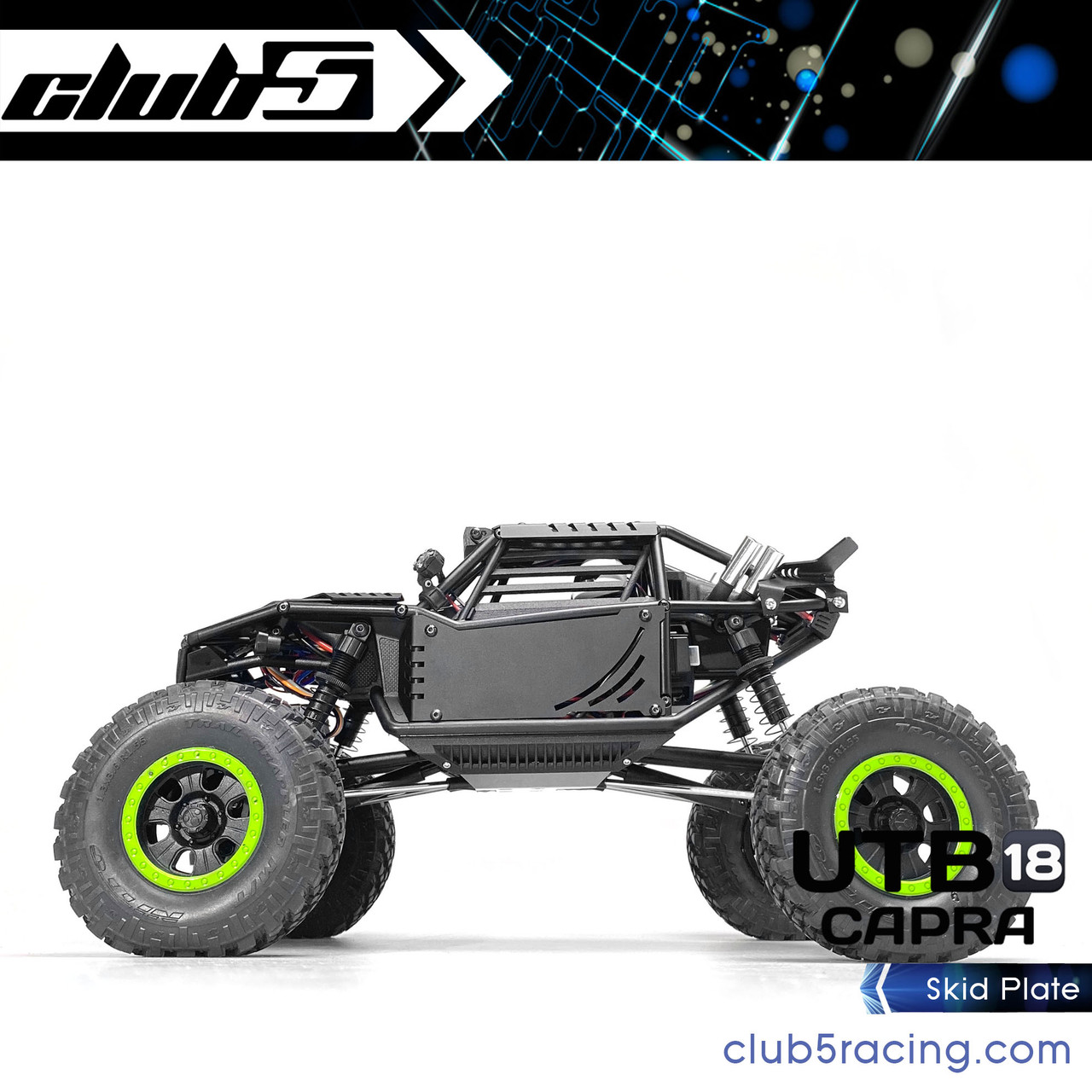 Skid Plate for Axial 1/18 Capra