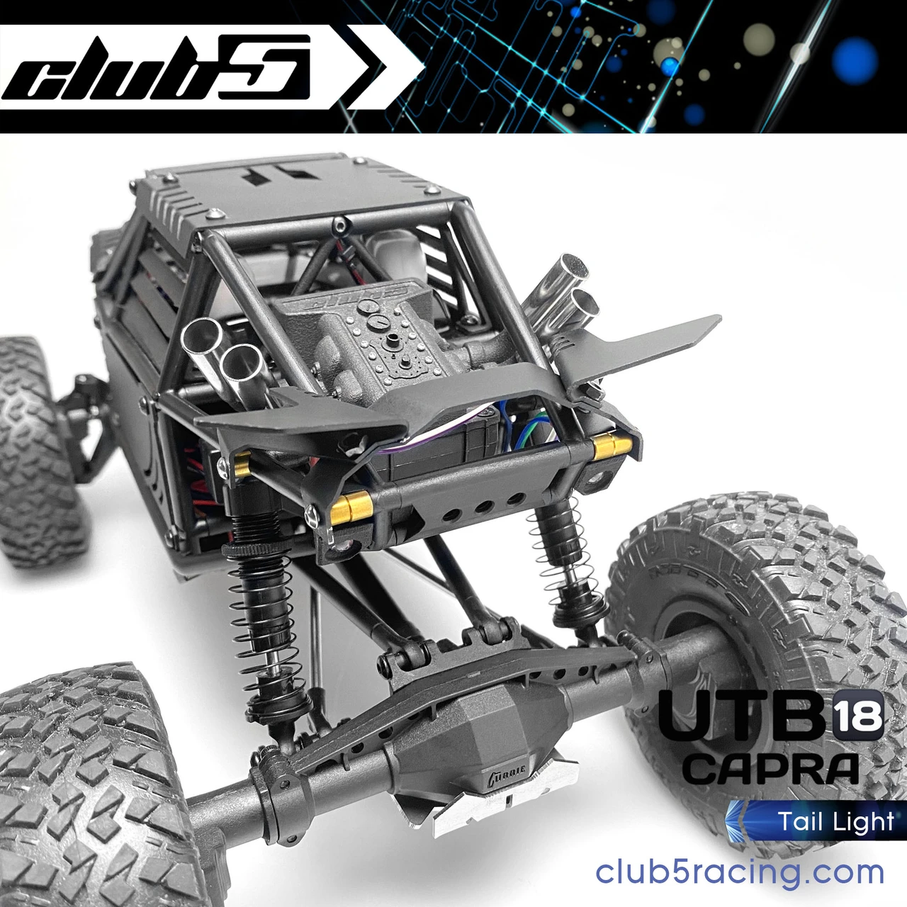 Tail Light for Axial 1/18 Capra ( LED included )