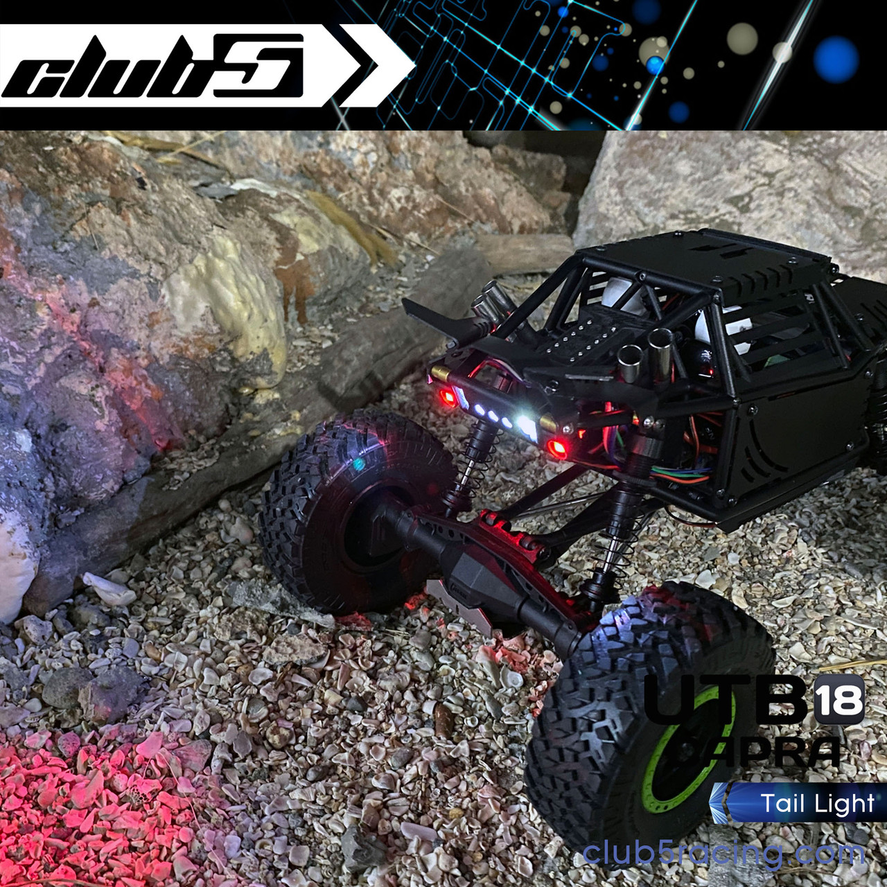 Tail Light for Axial 1/18 Capra ( LED included )