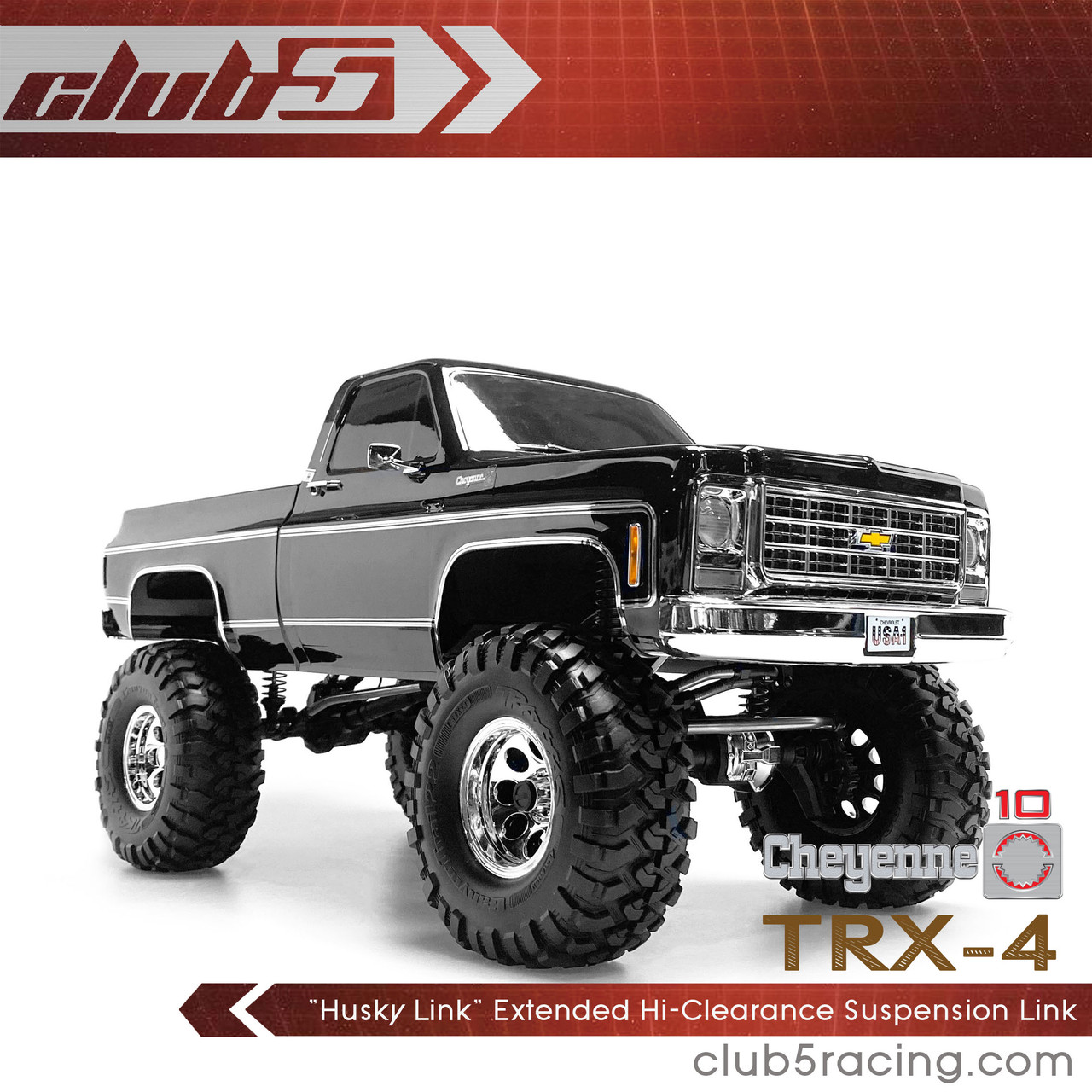 "Husky Link" Hi-Clearance Suspension Links for TRX-4 1979 K10