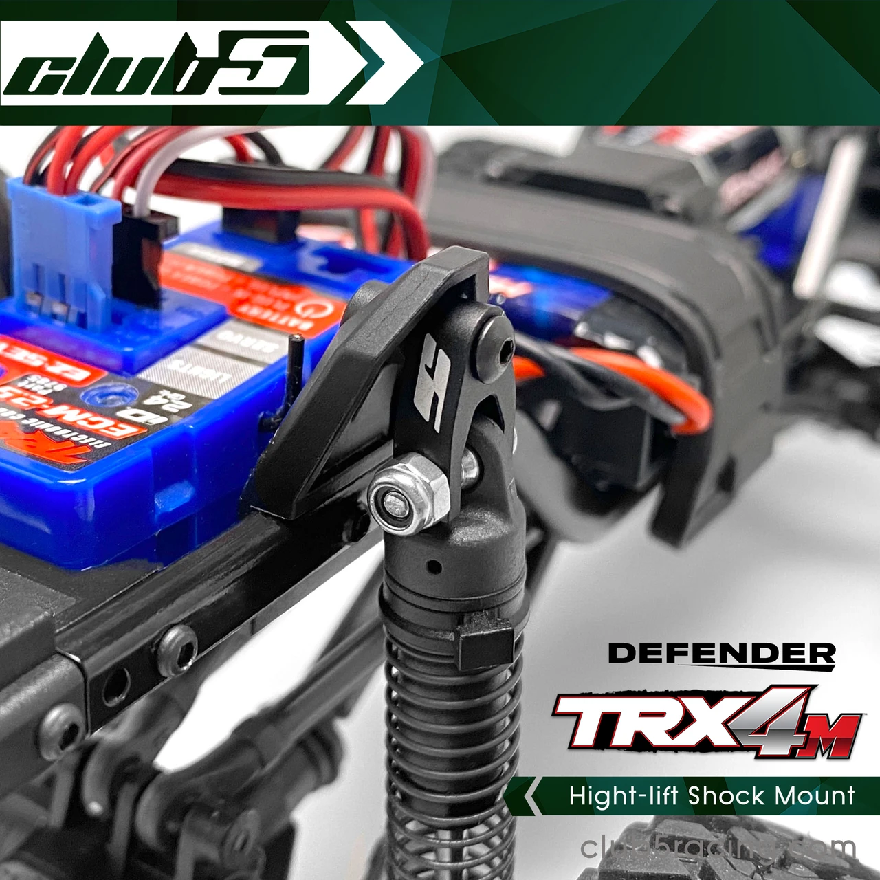 Hight-lift Shock Mount for Traxxas TRX-4M Defender / Bronco