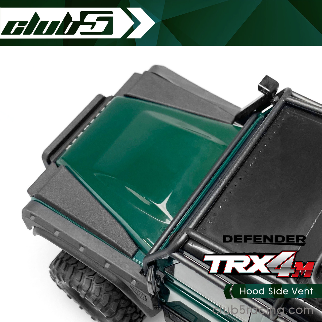Hood Side Vent for Traxxas TRX-4M D110 Defender