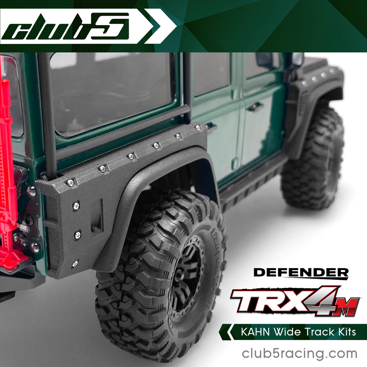 KAHN Wide Track Kits for Traxxas TRX-4M D110 Defender 