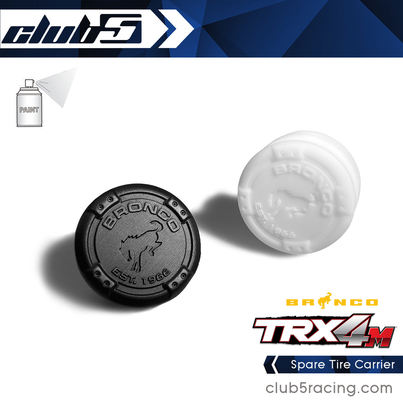 Spare Tire Carrier for Traxxas TRX-4M Ford Bronco