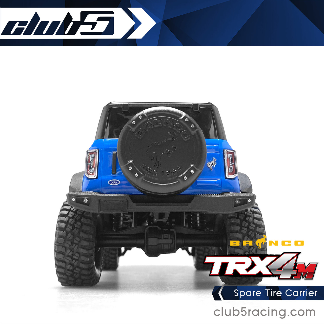 Spare Tire Carrier for Traxxas TRX-4M Ford Bronco