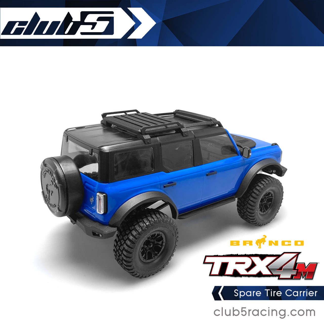 Spare Tire Carrier for Traxxas TRX-4M Ford Bronco