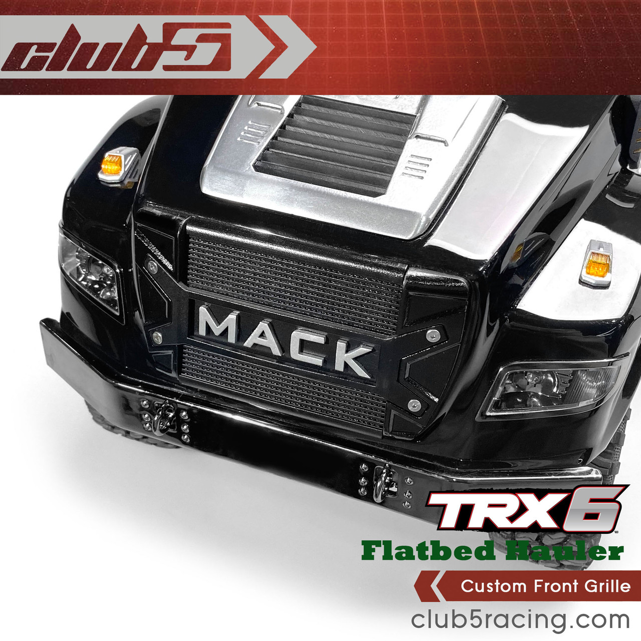 Custom Front Grille for Traxxas TRX-6 HAULER