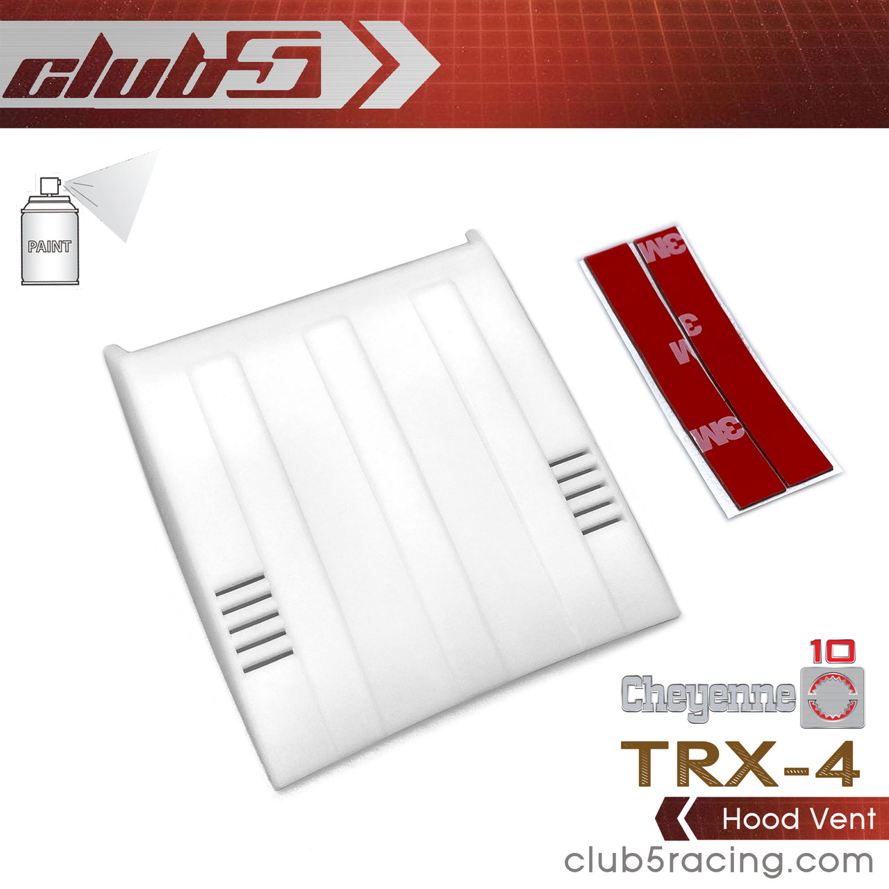 Hood Vent for Traxxas TRX-4 1979 K10