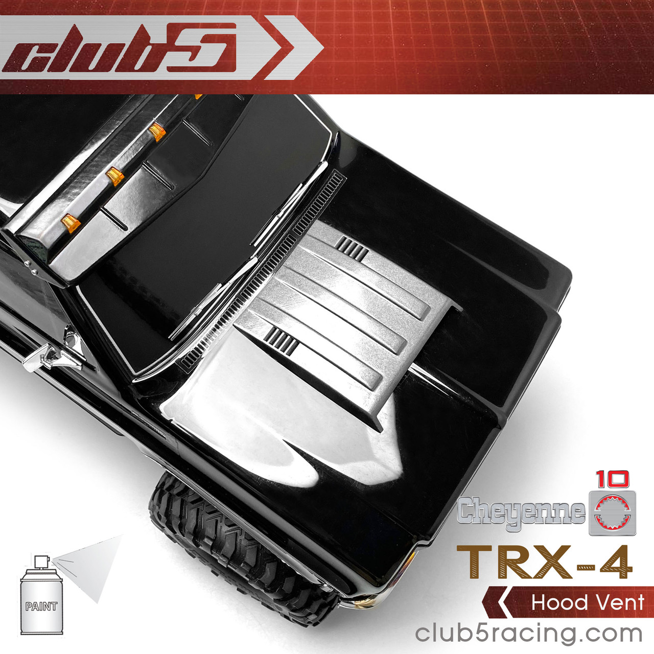 Hood Vent for Traxxas TRX-4 1979 K10