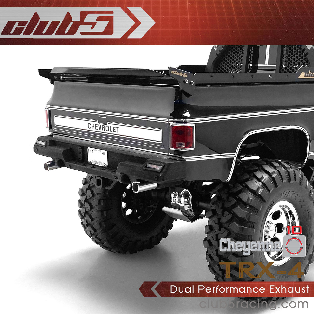Dual Performance Exhaust for TRX-4 1979 K10