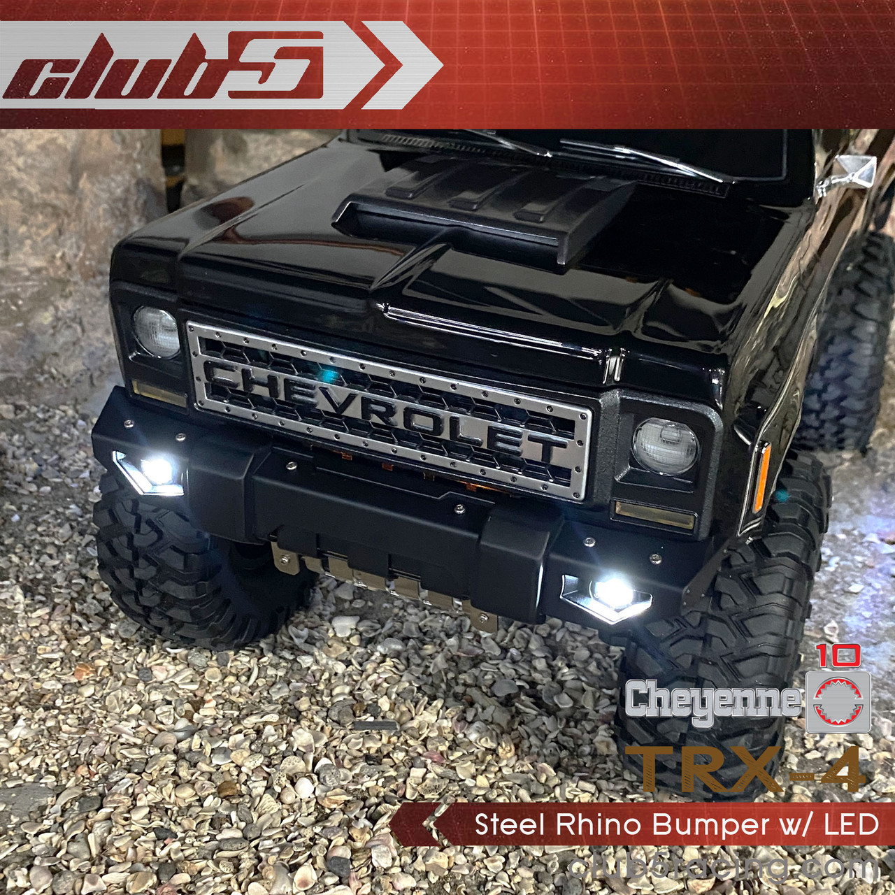 Steel Rhino Bumper w/LED for TRX-4 K10