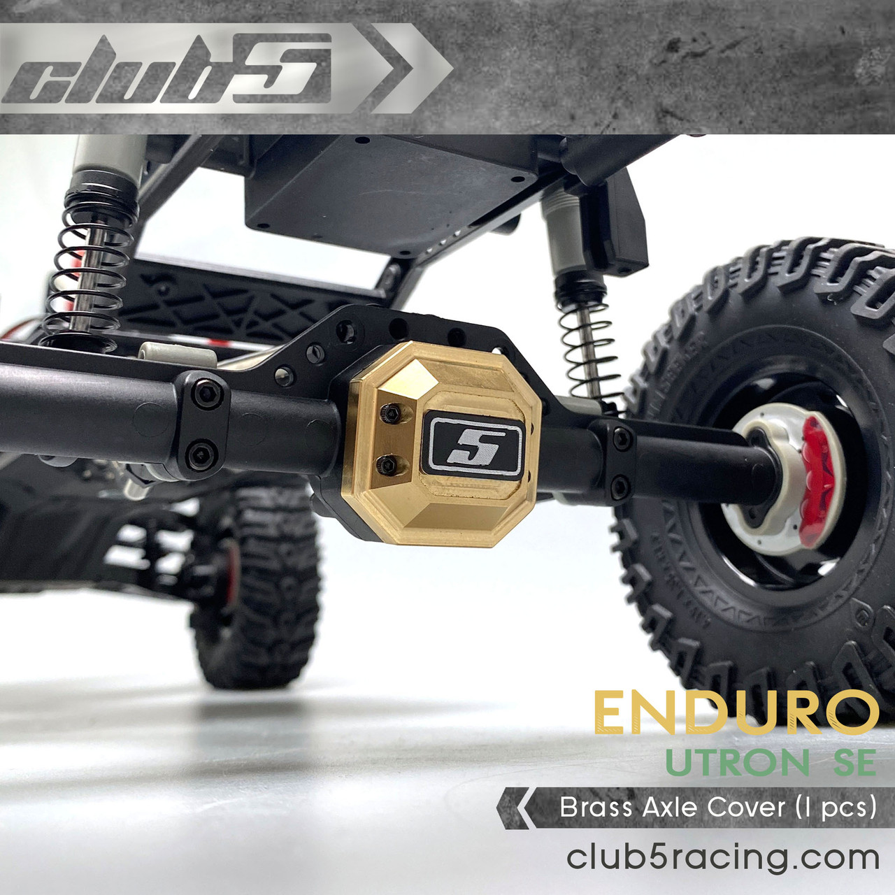Brass Axle Cover for Element Enduro Utron SE (1 pcs)