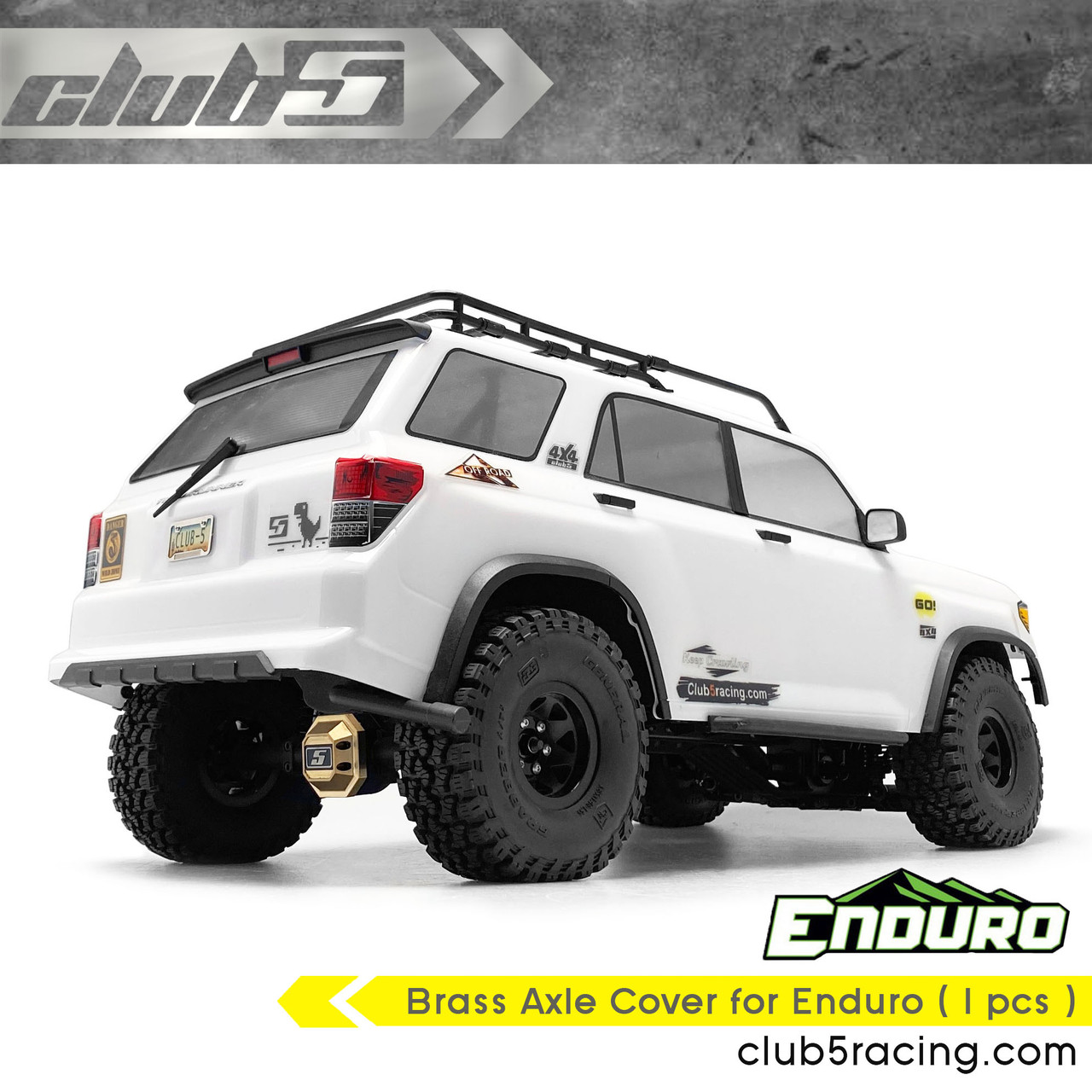 Brass Axle Cover for Element Enduro Trailrunner / Knightrunner (1 pcs)
