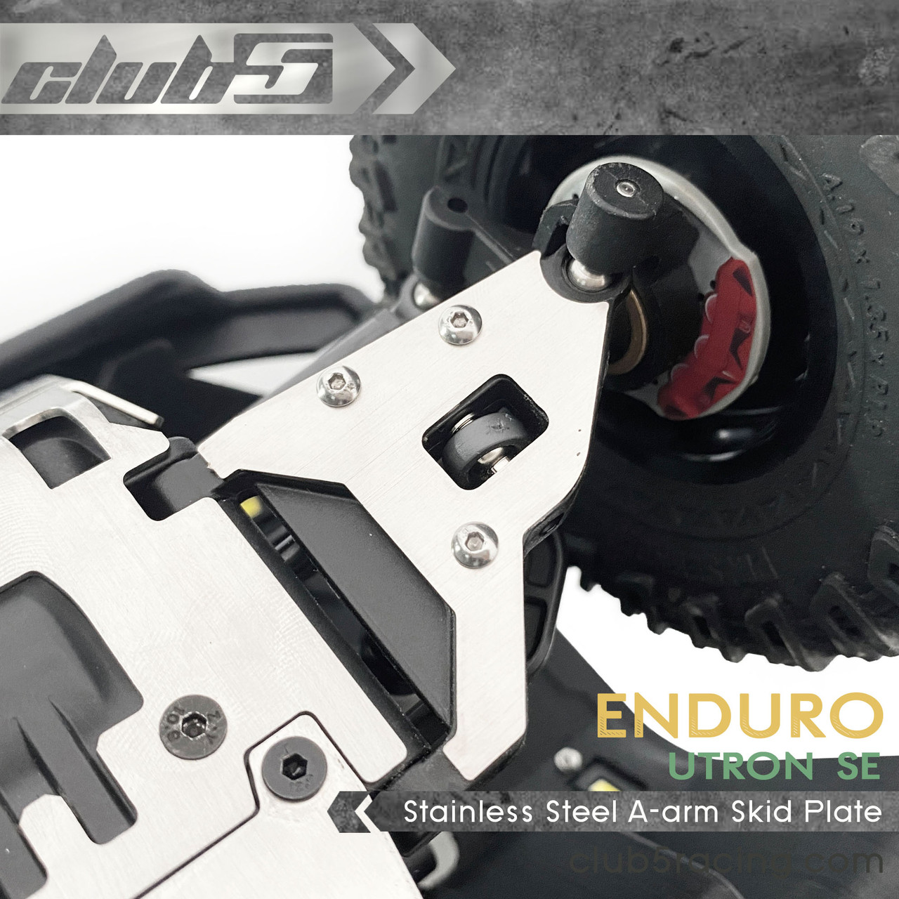 Stainless Steel A-arm Skid Plate for Element Enduro Utron SE