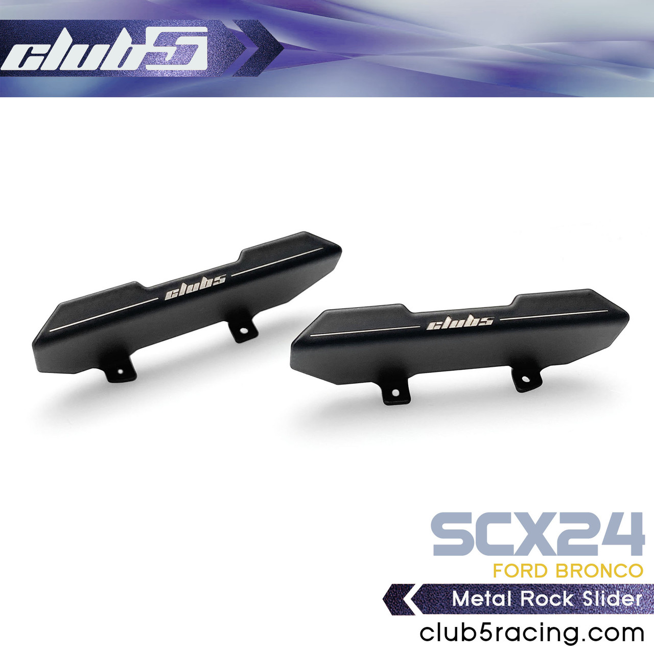 Metal Rock Slider for Axial SCX24 Bronco / Wrangler JLU