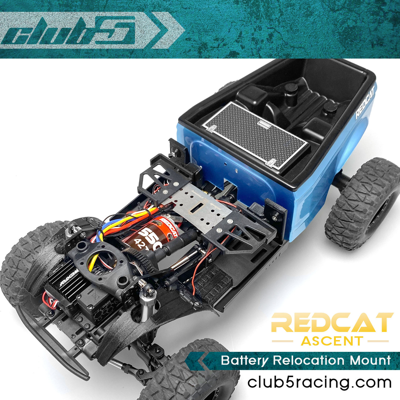 Battery Relocation Mount for Redcat Ascent