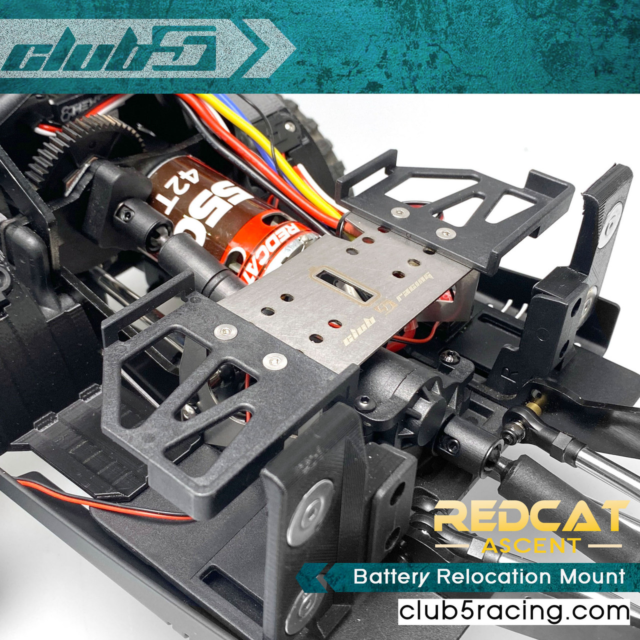 Battery Relocation Mount for Redcat Ascent
