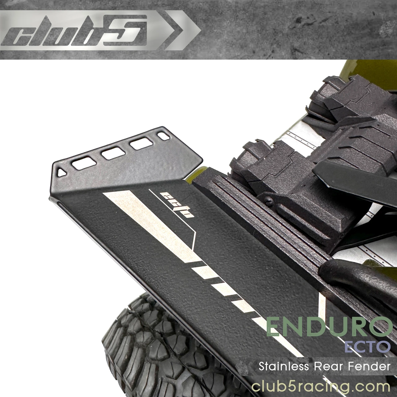 Stainless Rear Fender for Enduro Ecto Trail Truck