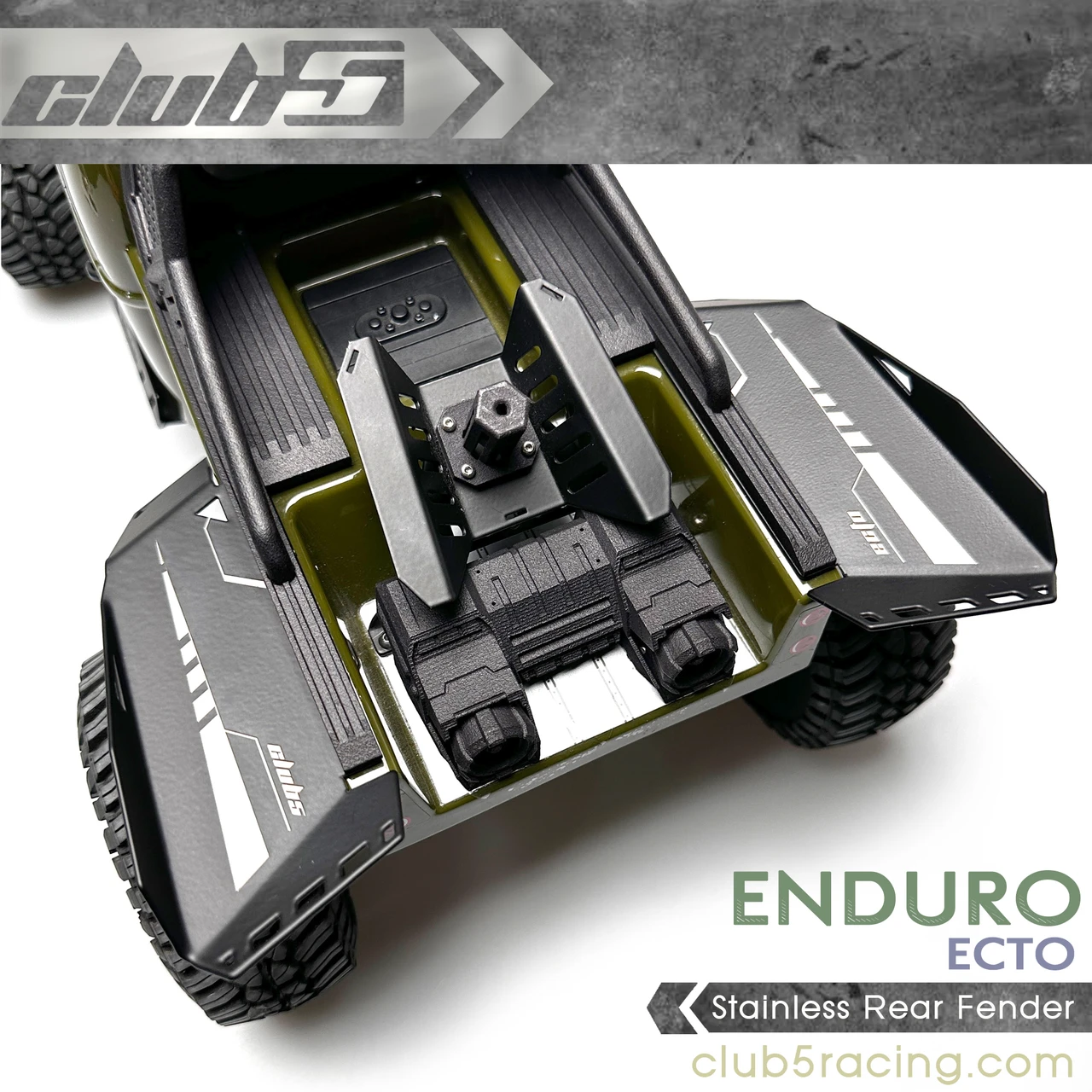 Stainless Rear Fender for Enduro Ecto Trail Truck