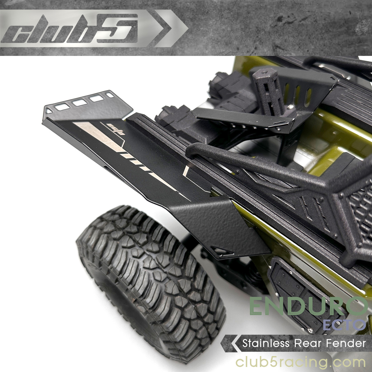 Stainless Rear Fender for Enduro Ecto Trail Truck