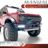 Front Bumper for Traxxas TRX-4 2021 Bronco