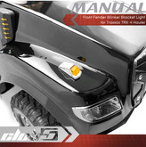 Front Fender Blinker Bracket w/ LED Light for TRX-6 HAULER