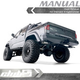 Dual Performance Exhaust  for ELEMENT RC KNIGHTRUNNER