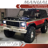 TRX-4 Bronco_"EZON" LED Lighting Series for Traxxas TRX-4 Bronco Body (Waterproof)