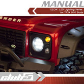 TRX-4 D110_"EZON" LED Lighting Series for Traxxas  TRX-4 Defender Body (Waterproof)