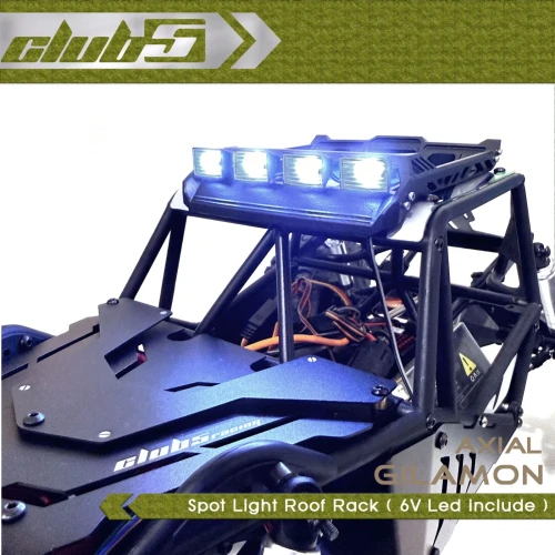 Roof Rack for Axial AXP8 Gilamon ( Optional Light Pods w/ LED's )