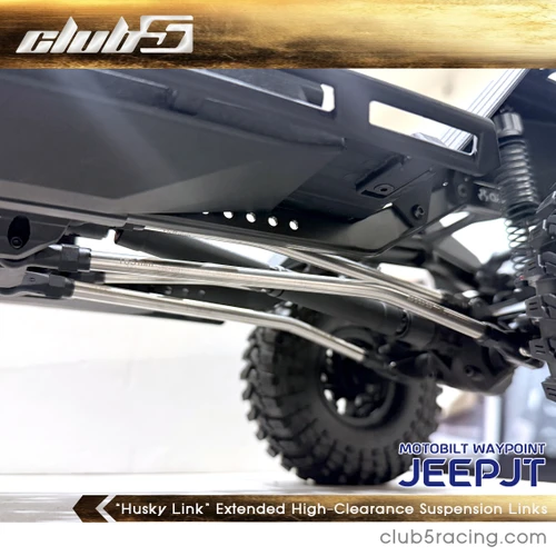 “Husky Link” Extended High-Clearance Suspension Links For SCX10 III Motobilt JT