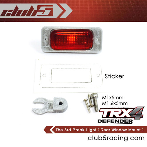 The 3rd Break Light ( Rear Window Mount )  for Eazy On Lighting Kit 