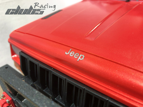 1/10 Scale Metal Emblem for Jeep Comanche MJ Pickup Body