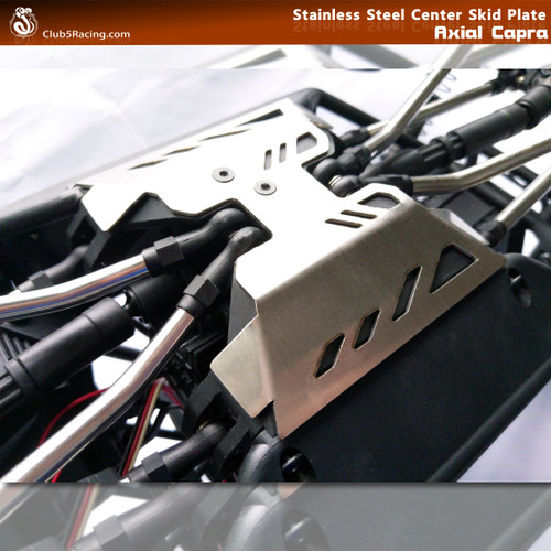 "Rhinoshield" Center Skid Plate ( Stainless Steel ) for Axial Capra