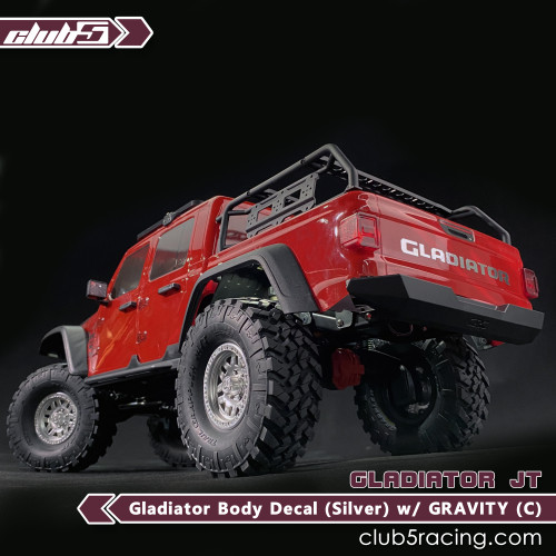 Custom Body Decal for SCX10 III Jeep JT Gladiator ( S ) / GRAVITY
