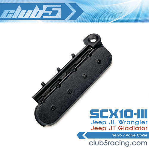 Servo / Valve Cover for SCX10 III Jeep JL Wrangler / JT Gladiator
