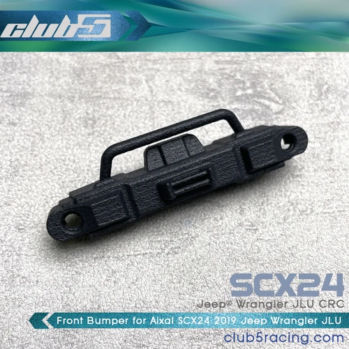 Front Rubicon Bumper for SCX24 Jeep Wrangler JLU / Gladiator JT (V1)