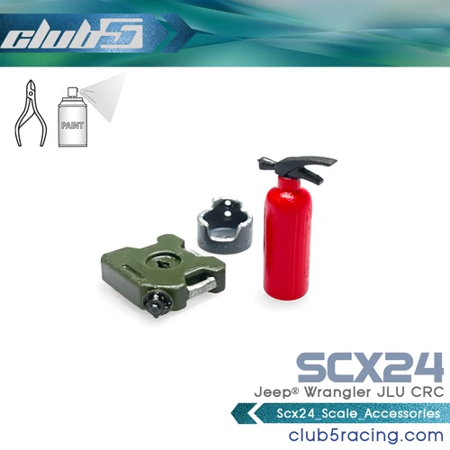 Scale Accessories for SCX24 2019 Jeep Wrangler JLU