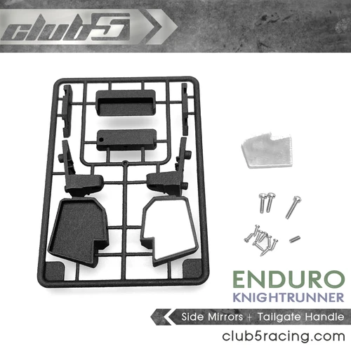 Foldable Side Mirror / Tailgate Handle for Element RC Knightrunner