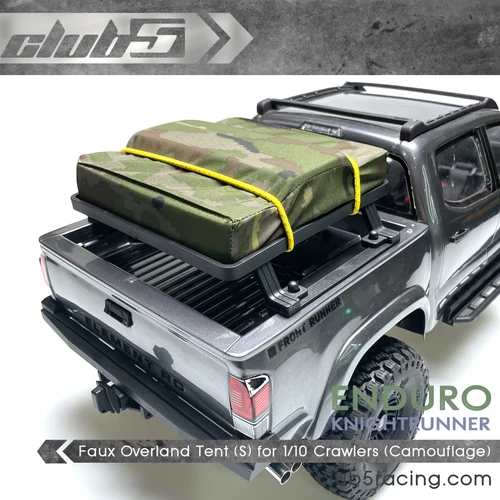Faux Overland Tent (S) for Scale RC Crawlers ( Camouflage ) Element Knightrunner