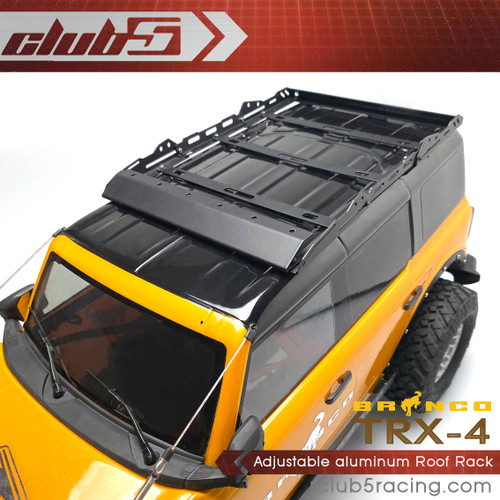 Adjustable Aluminum Roof Rack for Traxxas TRX-4 2021 Bronco