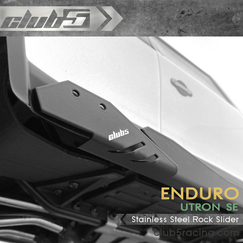 Stainless Steel Rock Slider for for Enduro Utron SE