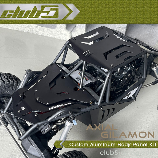 Aluminum Body Panel Kit for Axial AXP8 Gilamon